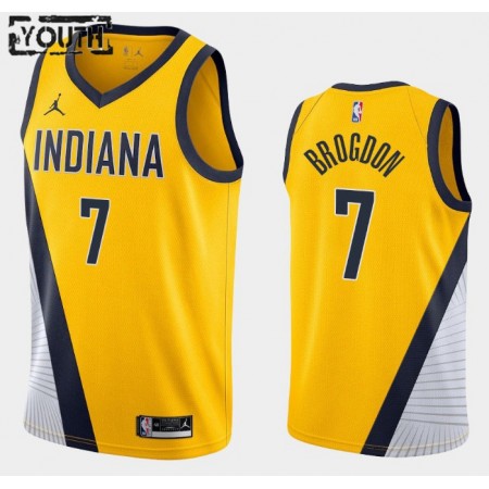 Kinder NBA Indiana Pacers Trikot Malcolm Brogdon 7 Jordan Brand 2020-2021 Statement Edition Swingman